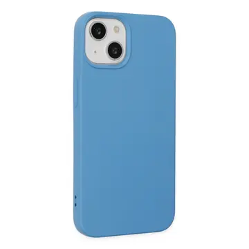 İphone 15 Pro Kılıf Nano İçi Kadife Silikon - Mavi
