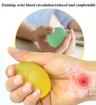 Silikon El Egzersiz Topu | Dayanıklı, Ergonomik Ve Rahat Kullanım