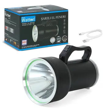Gt Led Taşınabilir Güneş Solar Ledli Fener