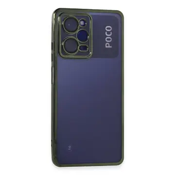Xiaomi Poco X5 Pro 5g Kılıf Razer Lensli Silikon - Yeşil