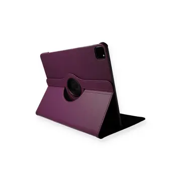 İpad Pro 11 (2020) Kılıf 360 Tablet Deri Kılıf - Mürdüm