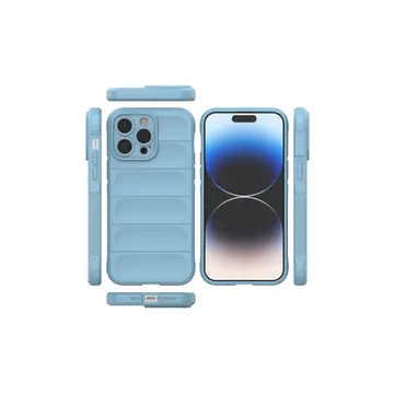 İphone 15 Pro Kılıf Optimum Silikon - Sky Blue