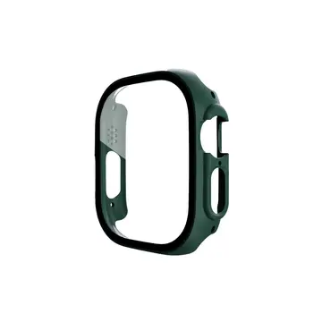 Watch Ultra 49mm Desert Camlı Kasa Ekran Koruyucu - Koyu Yeşil