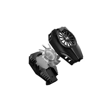 Dl06 Rgb Radyatör Telefon Soğutucu Fan - Siyah