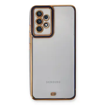 Samsung Galaxy A33 5g Kılıf Liva Lens Silikon - Mavi