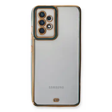 Samsung Galaxy A33 5g Kılıf Liva Lens Silikon - Yeşil