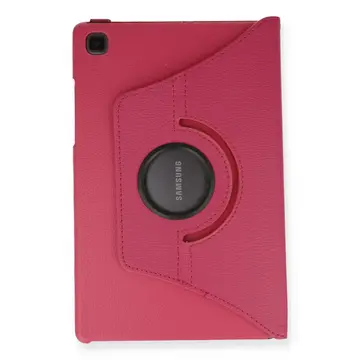 Samsung Galaxy T500 Tab A7 10.4 Kılıf 360 Tablet Deri Kılıf - Pembe