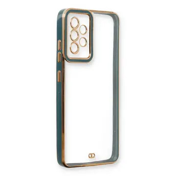 Samsung Galaxy A53 5g Kılıf Liva Lens Silikon - Yeşil