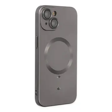 İphone 14 Plus Kılıf Moshi Lens Magneticsafe Silikon - Füme