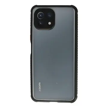 Xiaomi Mi 11 Lite Kılıf Miami Şeffaf Silikon - Siyah