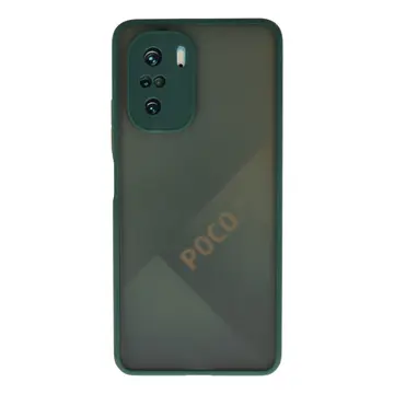 Xiaomi Poco F3 Kılıf Montreal Silikon Kapak - Yeşil