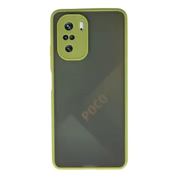 Xiaomi Poco F3 Kılıf Montreal Silikon Kapak - Açık Yeşil