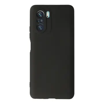 Xiaomi Poco F3 Kılıf First Silikon - Siyah