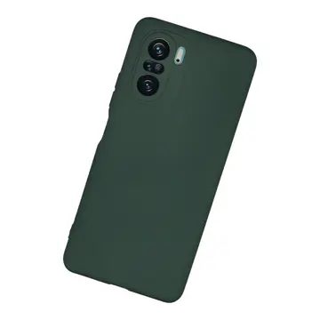 Xiaomi Poco F3 Kılıf Nano İçi Kadife Silikon - Koyu Yeşil