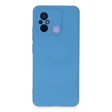 Xiaomi Redmi 12c Kılıf Nano İçi Kadife Silikon - Mavi