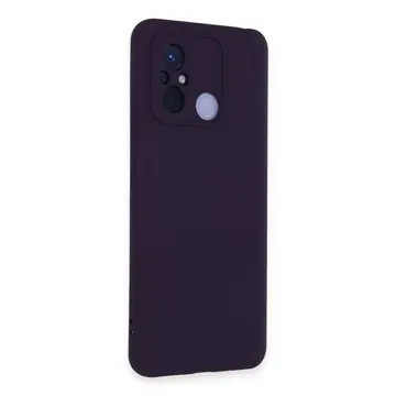 Xiaomi Redmi 12c Kılıf Nano İçi Kadife Silikon - Mor