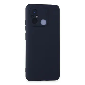 Xiaomi Redmi 12c Kılıf Nano İçi Kadife Silikon - Lacivert
