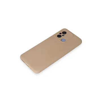 Xiaomi Redmi 12c Kılıf Nano İçi Kadife Silikon - Pudra
