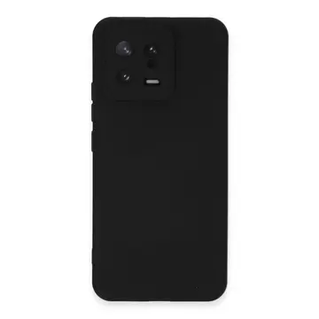 Xiaomi Mi 13 Kılıf Nano İçi Kadife Silikon - Siyah