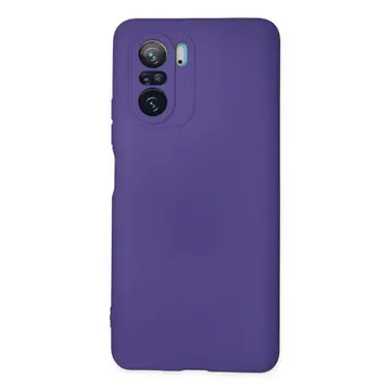 Xiaomi Poco F3 Kılıf Nano İçi Kadife Silikon - Mor