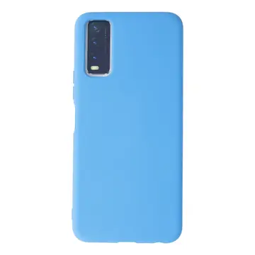 Vivo Y11s Kılıf Nano İçi Kadife Silikon - Mavi