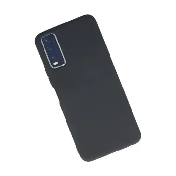 Vivo Y11s Kılıf Nano İçi Kadife Silikon - Gri