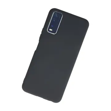 Vivo Y11s Kılıf Nano İçi Kadife Silikon - Gri