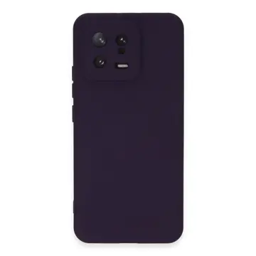 Xiaomi Mi 13 Kılıf Nano İçi Kadife Silikon - Mor