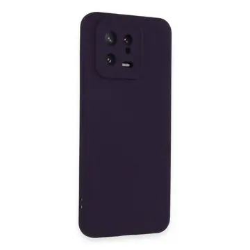 Xiaomi Mi 13 Kılıf Nano İçi Kadife Silikon - Mor