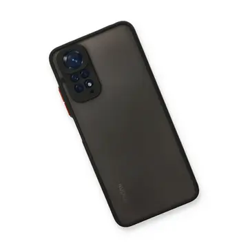 Xiaomi Redmi Note 11 Kılıf Montreal Silikon Kapak - Siyah