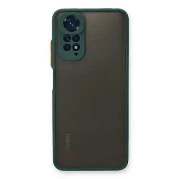 Xiaomi Redmi Note 11 Kılıf Montreal Silikon Kapak - Yeşil