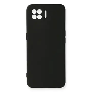 Oppo A73 Kılıf Nano İçi Kadife Silikon - Siyah