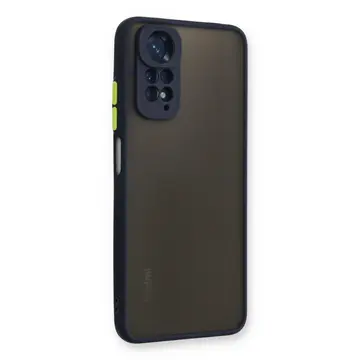 Xiaomi Redmi Note 11 Kılıf Montreal Silikon Kapak - Lacivert