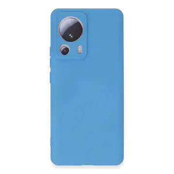 Xiaomi Mi 13 Lite Kılıf Nano İçi Kadife Silikon - Mavi
