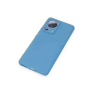 Xiaomi Mi 13 Lite Kılıf Nano İçi Kadife Silikon - Mavi