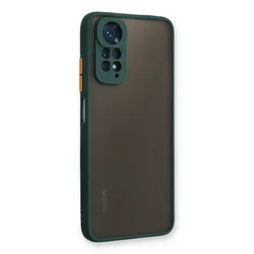 Xiaomi Redmi Note 11 Pro Kılıf Montreal Silikon Kapak - Yeşil