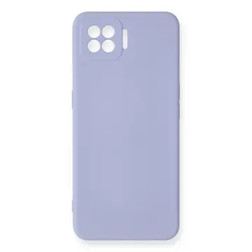 Oppo A73 Kılıf Nano İçi Kadife Silikon - Lila