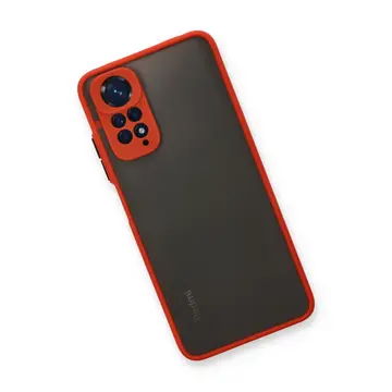 Xiaomi Redmi Note 11 Pro Kılıf Montreal Silikon Kapak - Kırmızı