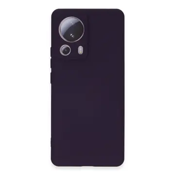 Xiaomi Mi 13 Lite Kılıf Nano İçi Kadife Silikon - Mor