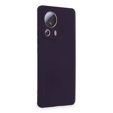 Xiaomi Mi 13 Lite Kılıf Nano İçi Kadife Silikon - Mor
