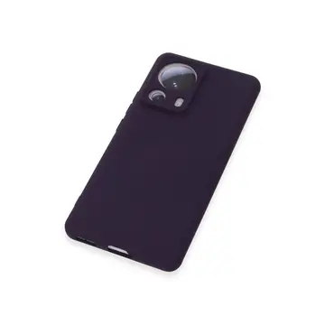 Xiaomi Mi 13 Lite Kılıf Nano İçi Kadife Silikon - Mor