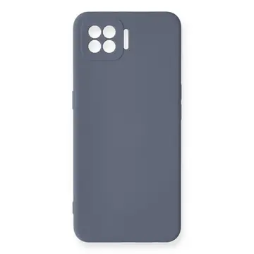 Oppo A73 Kılıf Nano İçi Kadife Silikon - Gri