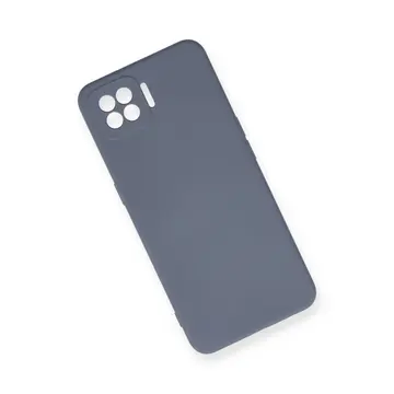 Oppo A73 Kılıf Nano İçi Kadife Silikon - Gri