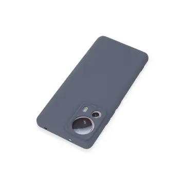 Xiaomi Mi 13 Lite Kılıf Nano İçi Kadife Silikon - Gri