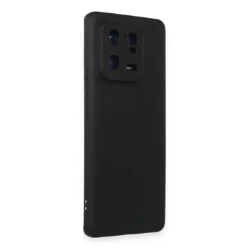 Xiaomi Mi 13 Pro Kılıf Nano İçi Kadife Silikon - Siyah