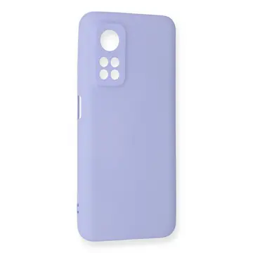 Xiaomi Mi 10t Kılıf Nano İçi Kadife Silikon - Lila