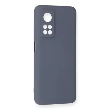 Xiaomi Mi 10t Kılıf Nano İçi Kadife Silikon - Gri