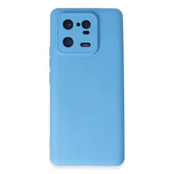 Xiaomi Mi 13 Pro Kılıf Nano İçi Kadife Silikon - Mavi