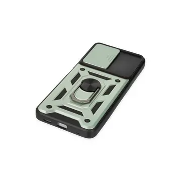 Xiaomi Poco X3 Gt Kılıf Pars Lens Yüzüklü Silikon - Yeşil