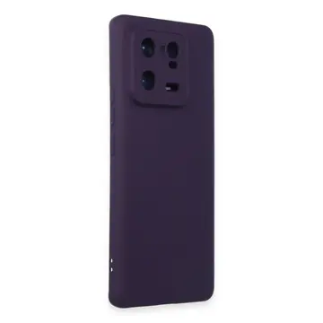 Xiaomi Mi 13 Pro Kılıf Nano İçi Kadife Silikon - Mor